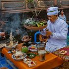 Blessing from Pemangku priest