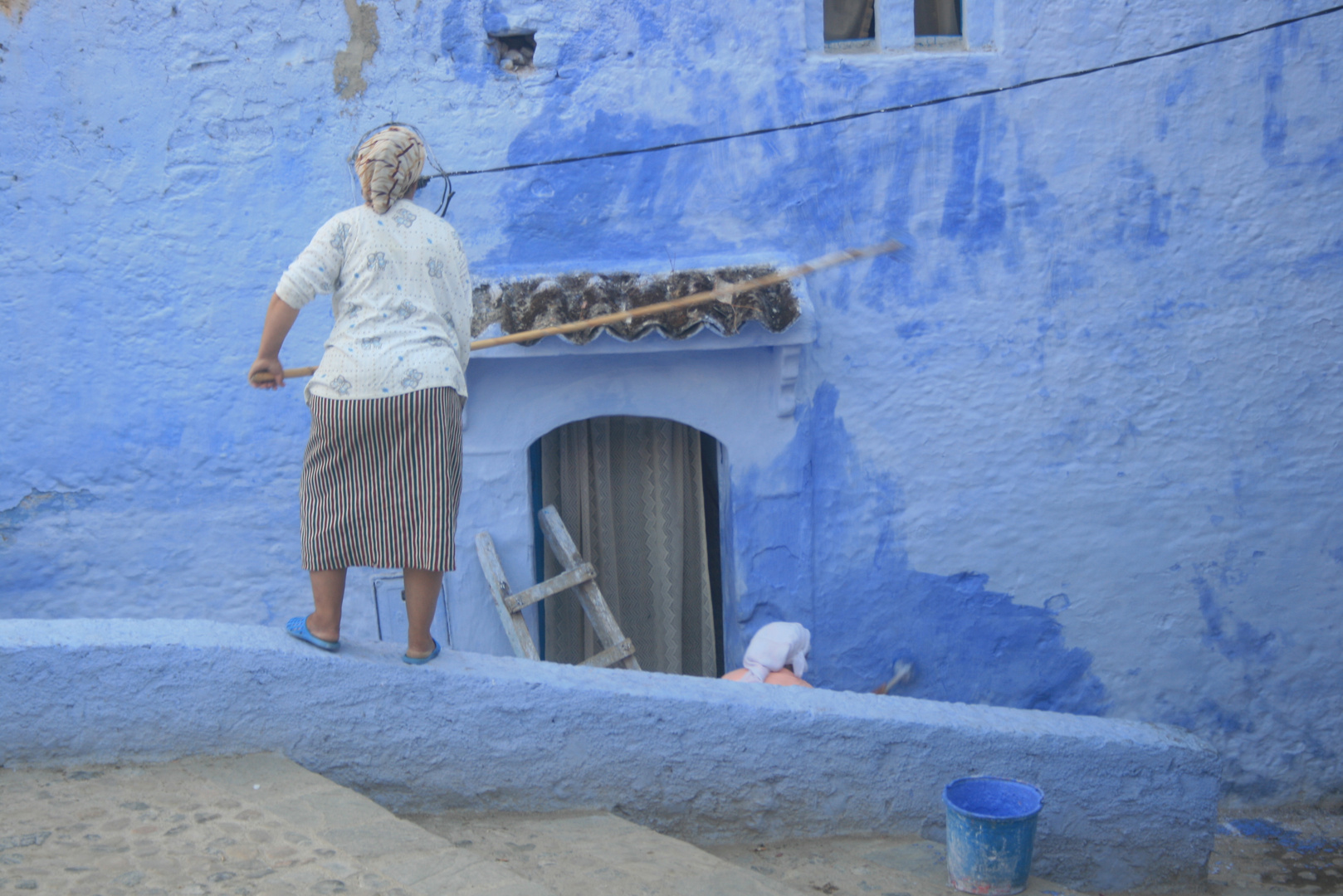 bleu de travail...