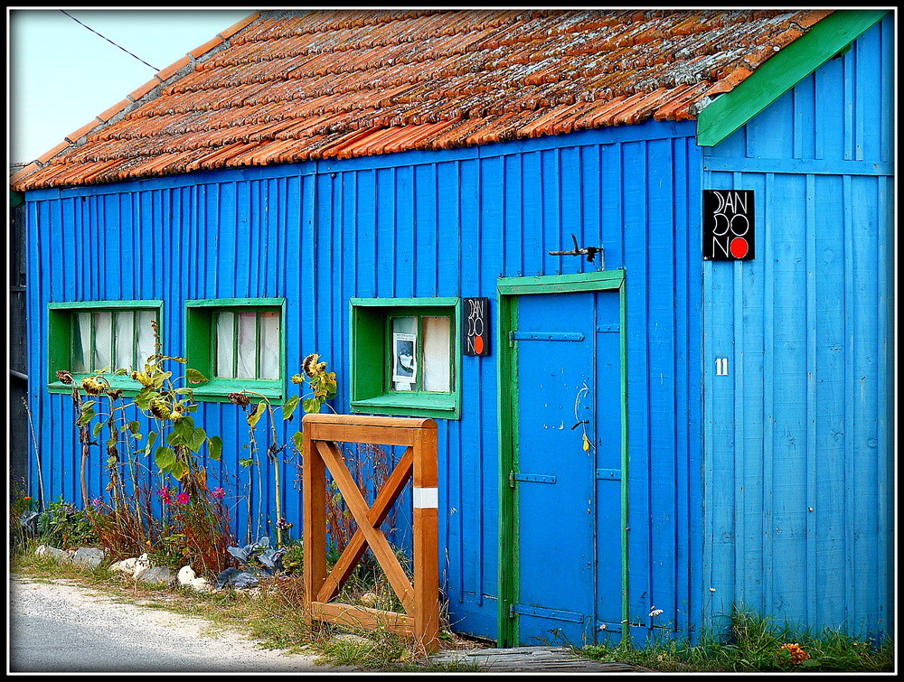 BLEUE et VERTE .