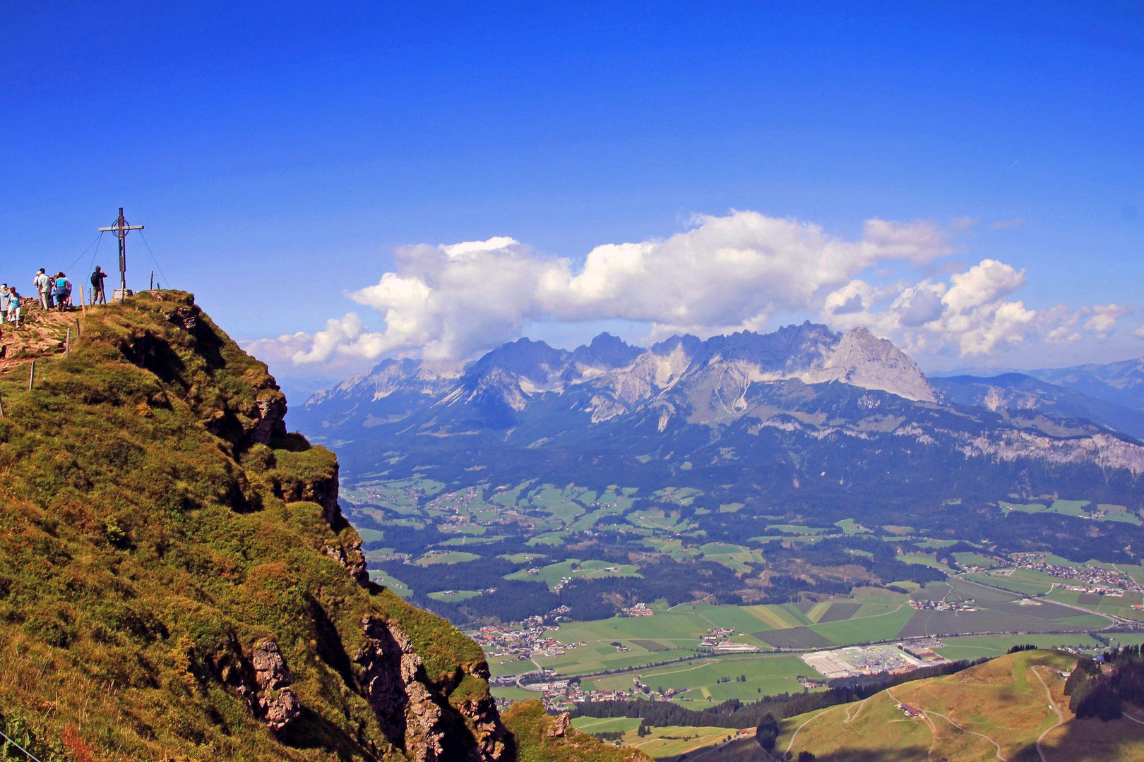 Blicck vom Kitzbühler Horn