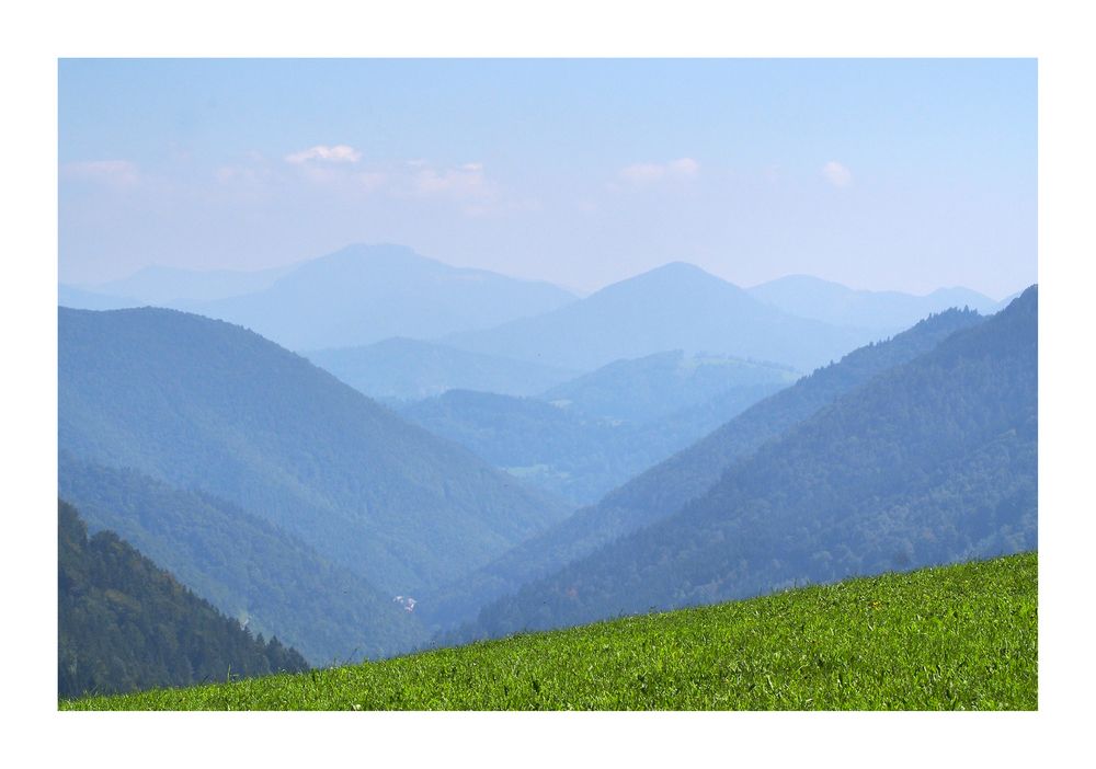 Blich in Berge rund um den Ötscher