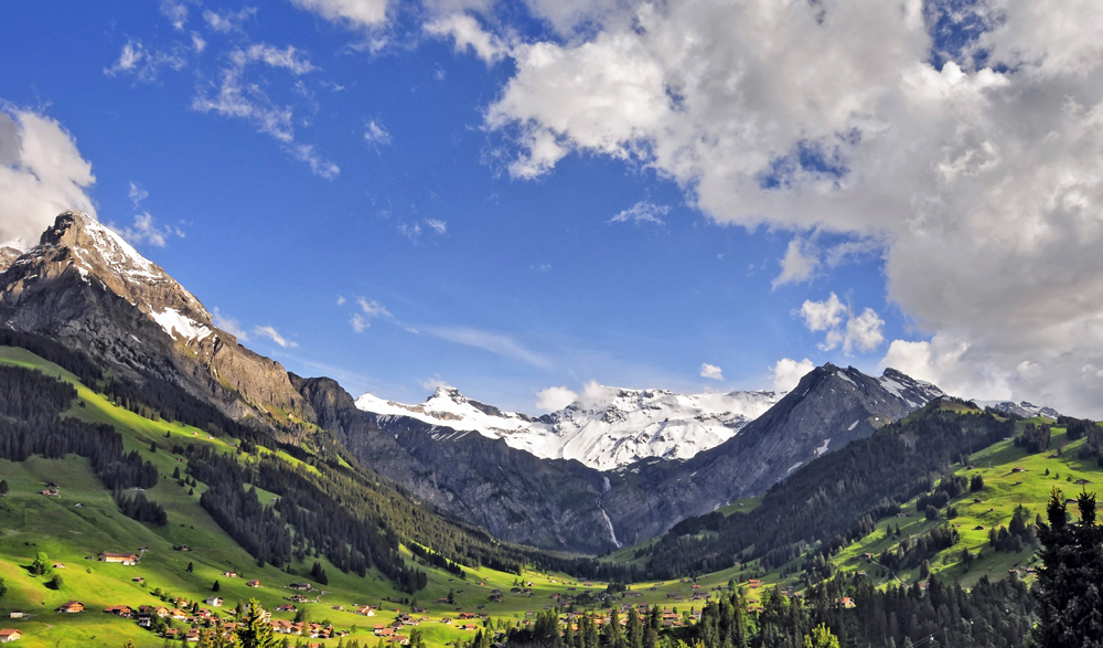 Blich zum Engstligen Wasserfall