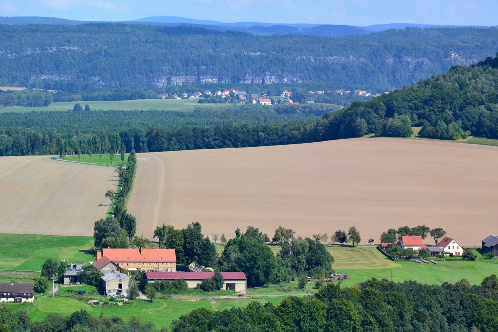 Blick (2) von der Festung Königstein…