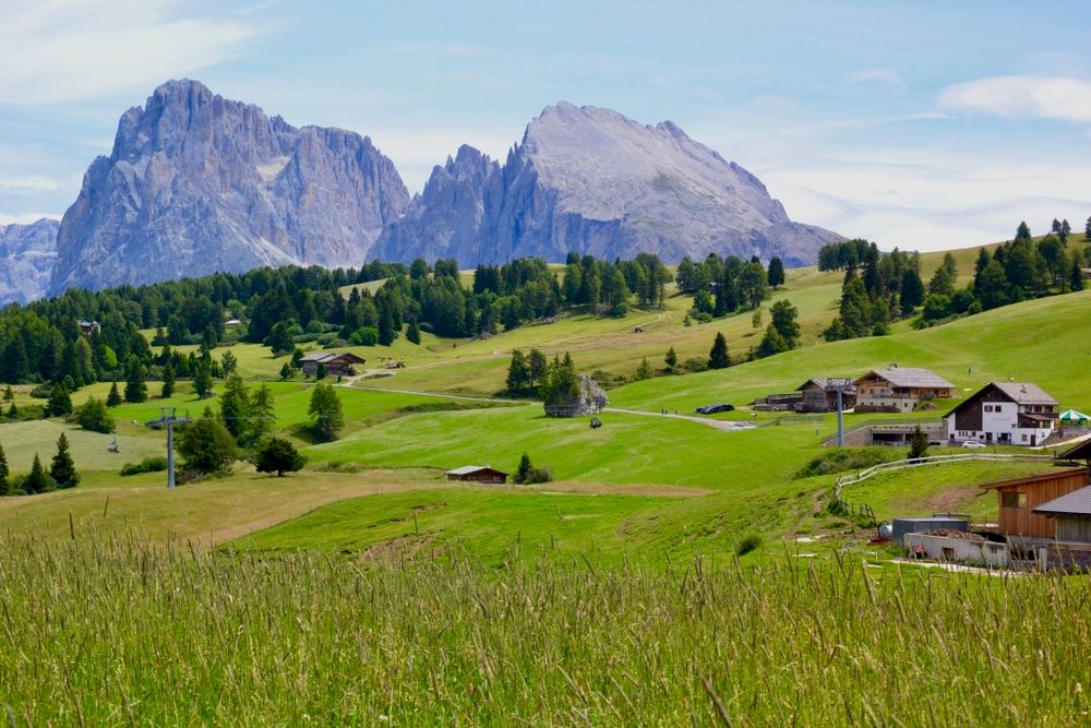 Blick (2) von der Seiser Alm…