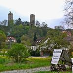 Blick (2) zur Burg Saaleck…