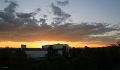 Blick am Morgen aus dem Fenster