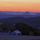 Blick am Morgen in die Sächsische Schweiz...