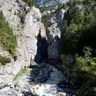 Blick an das Ende der Gletscherschlucht in Grindelwald