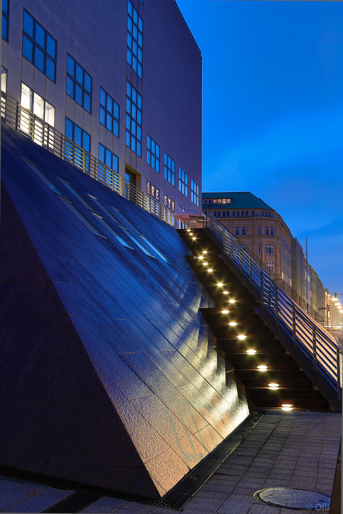 Blick an der Hamburger Kunsthalle vorbei