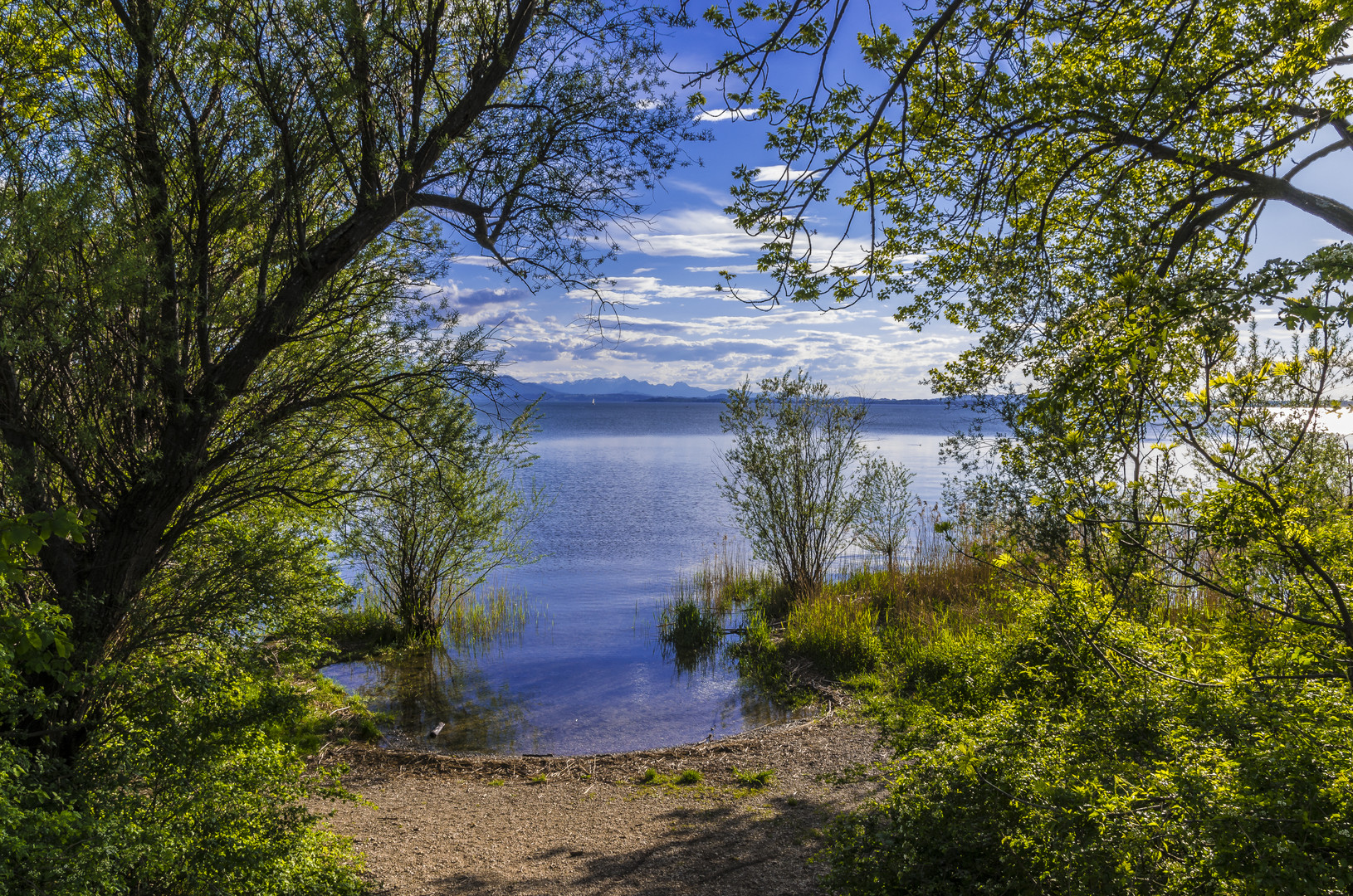 Blick aud den Chiemsee