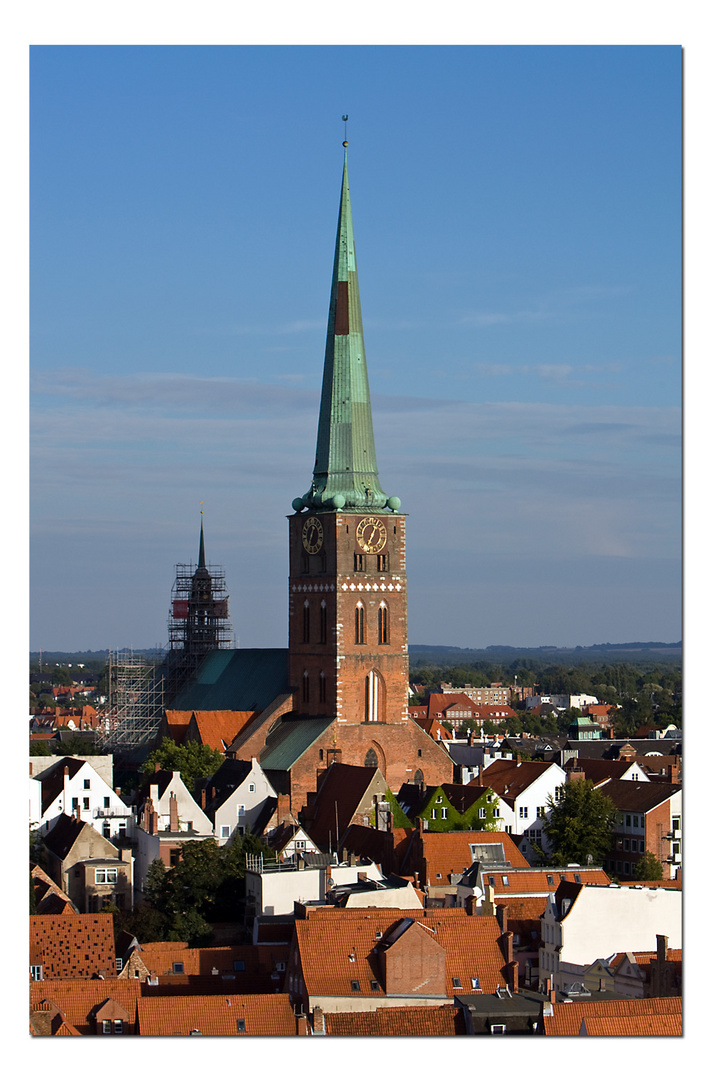 Blick aud die St.Jakobi Kirche