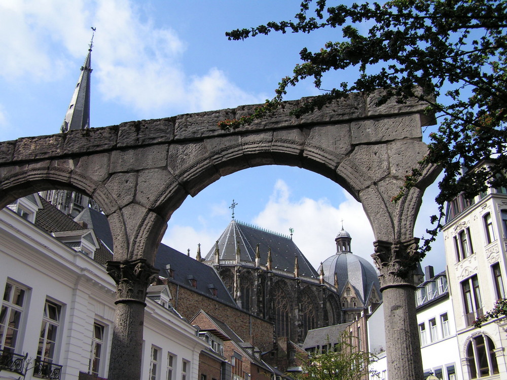 Blick auf Aachener Dom