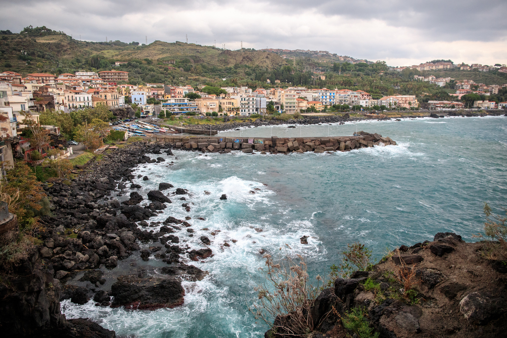 Blick auf ACI Castello 