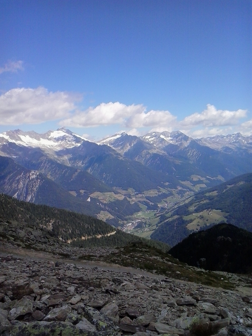 Blick auf Ahrntaler Berge