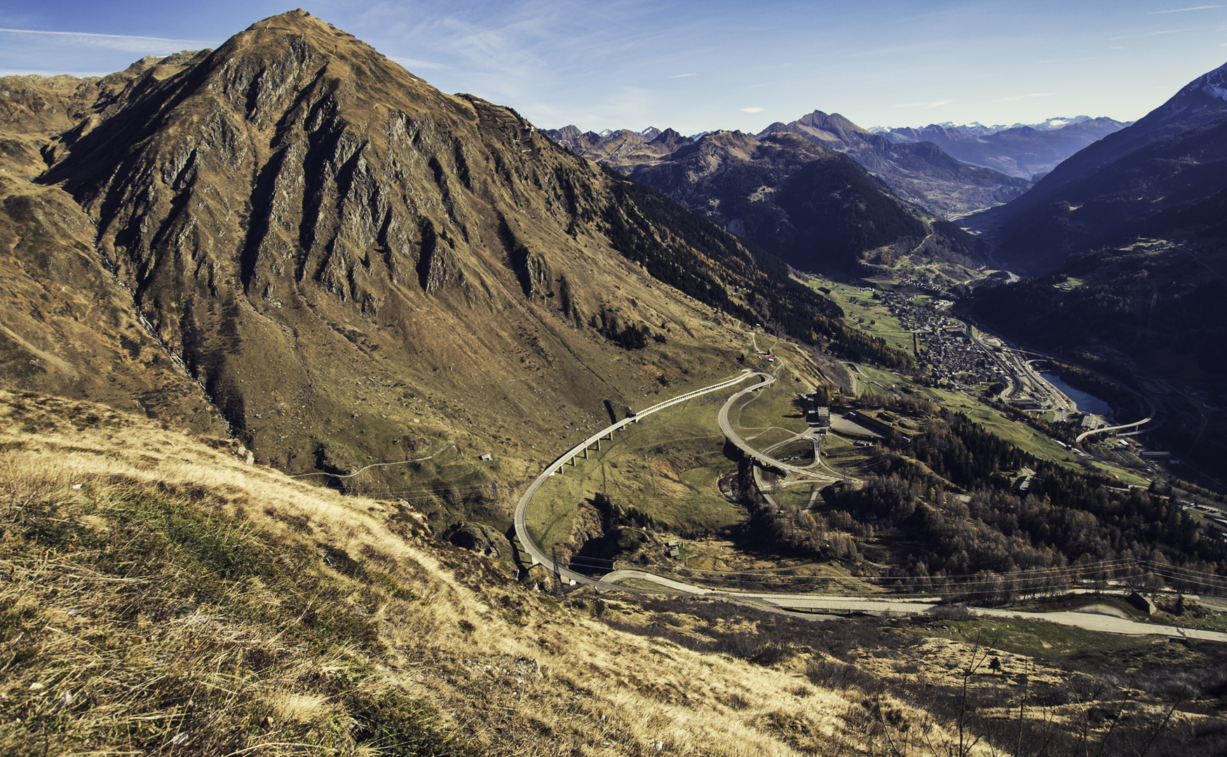 Blick auf Airolo