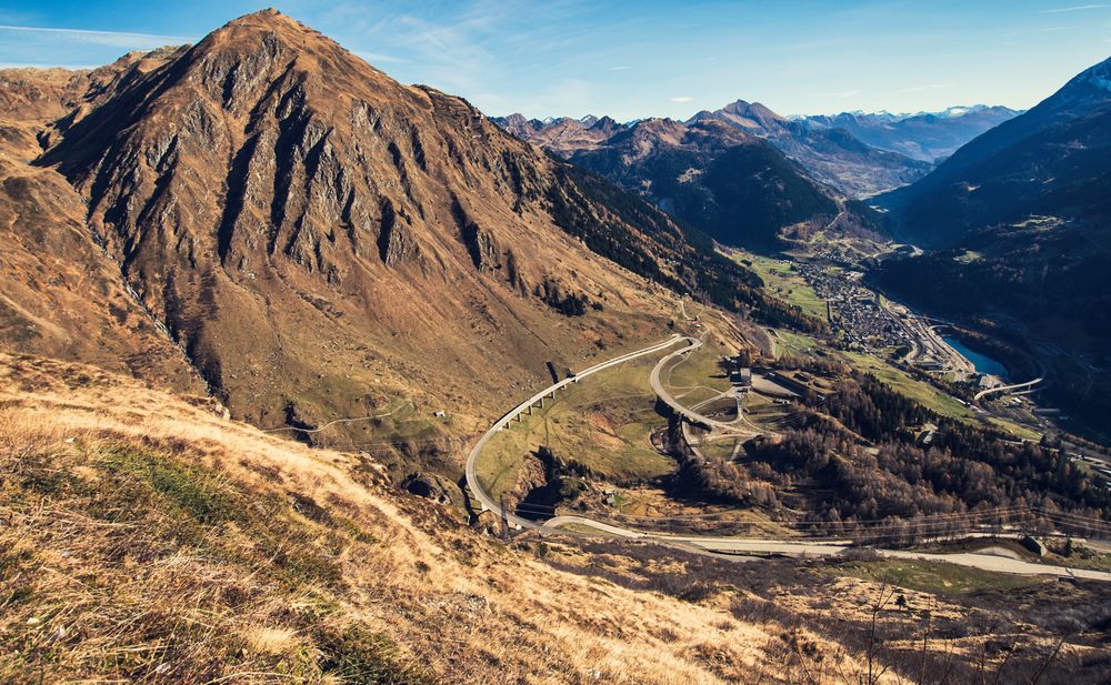 Blick auf Airolo