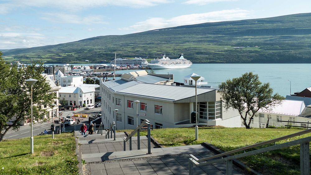 Blick auf Akureyri