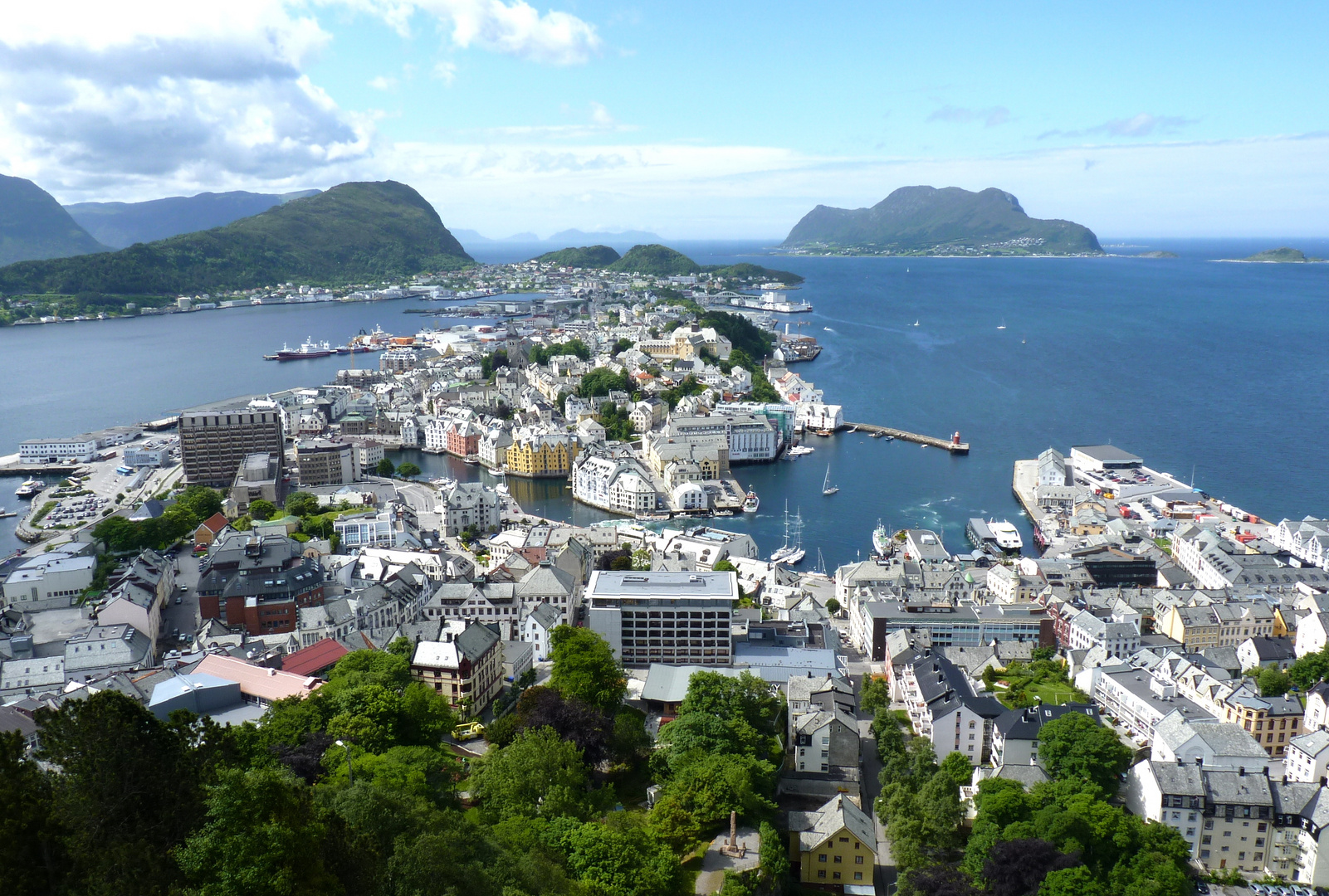 Blick auf Alesund