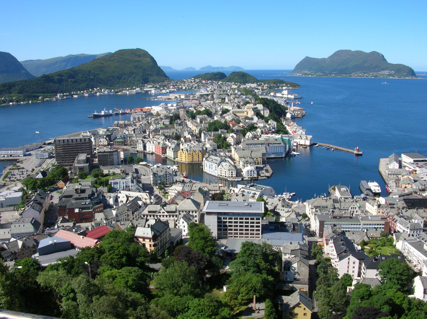 Blick auf Alesund