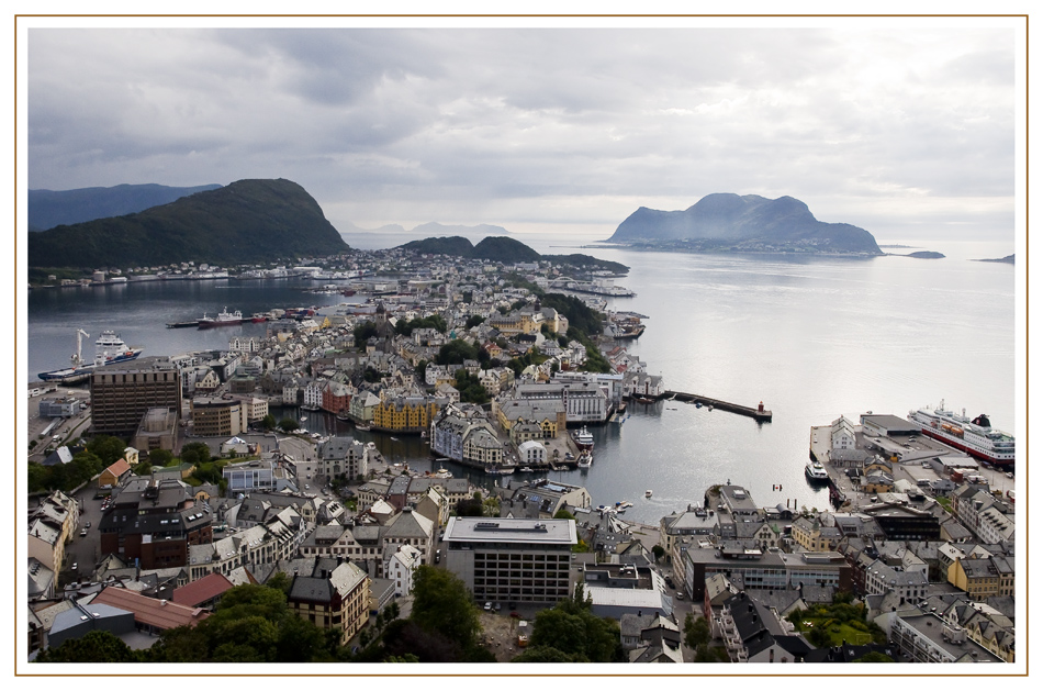 Blick auf Alesund