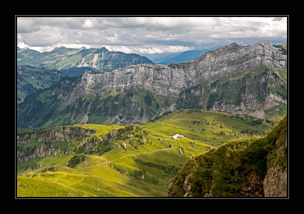 Blick auf Alp Oberchäseren