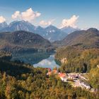 Blick auf Alpsee und Schwangau / Ostallgäu