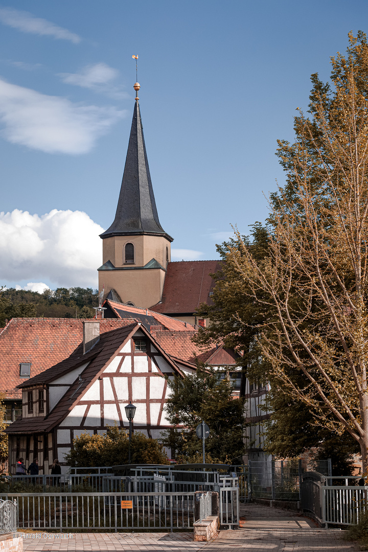 Blick auf alte St. Martinskirche