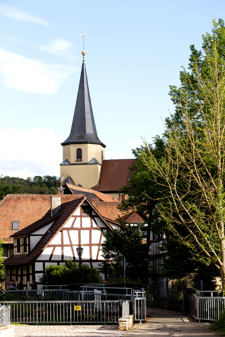 Blick auf alte St. Martinskirche