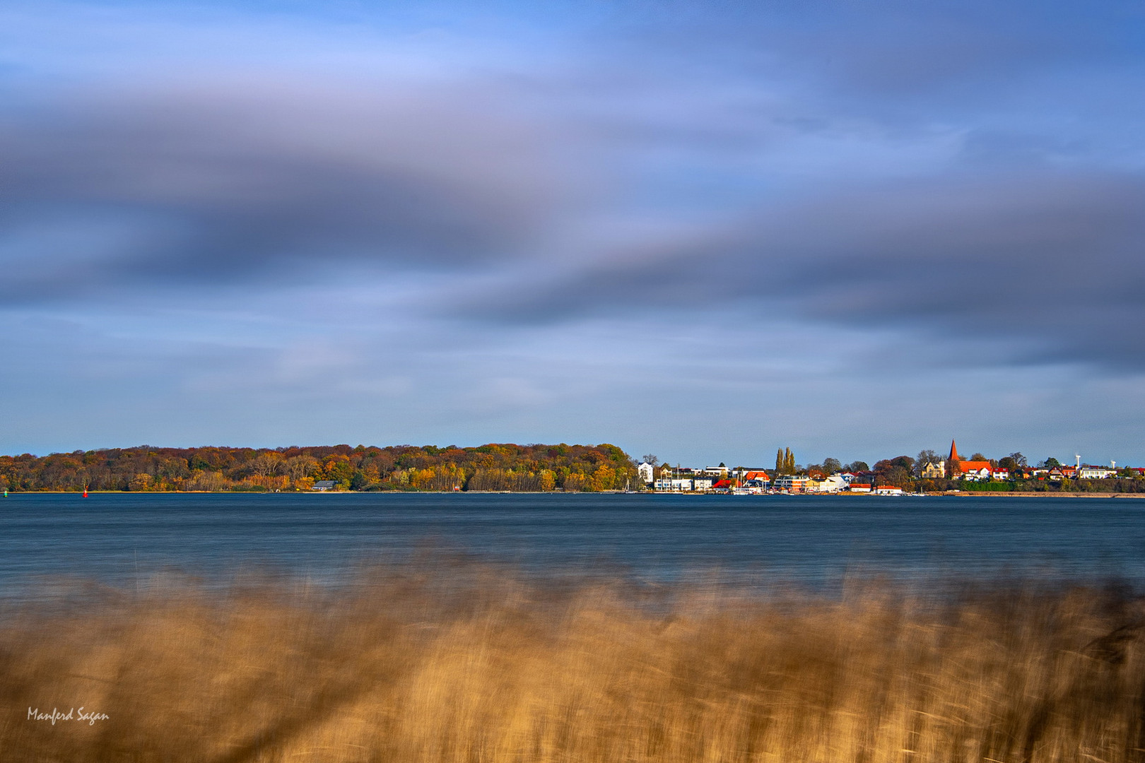 Blick auf Altefähr, Insel Rügen... 