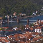 Blick auf Altstadt und Stauwehr Karlstor