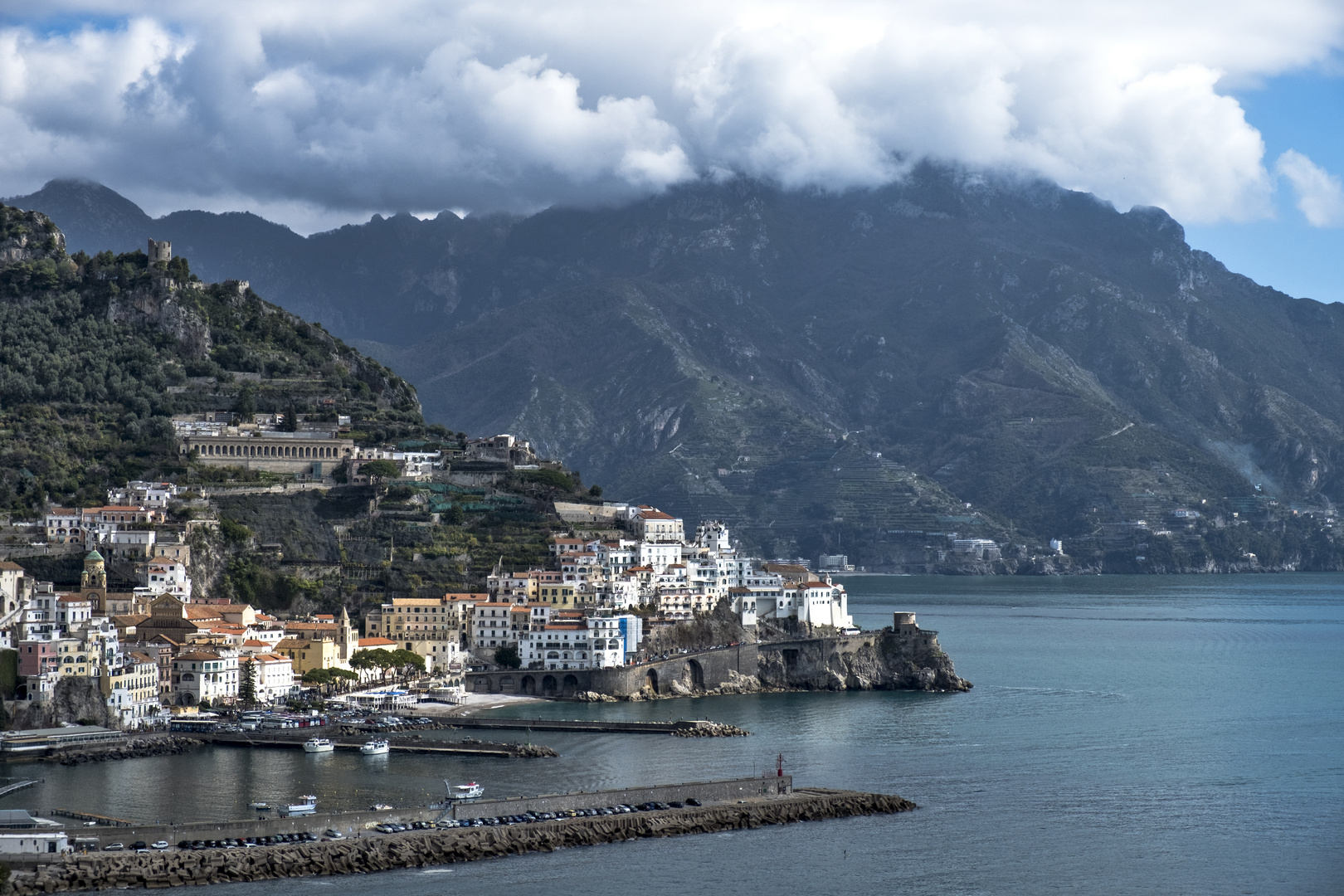 Blick auf Amalfi