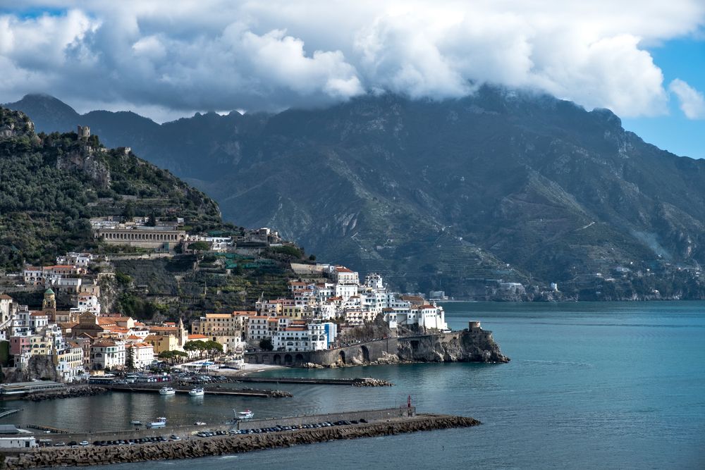 Blick auf Amalfi