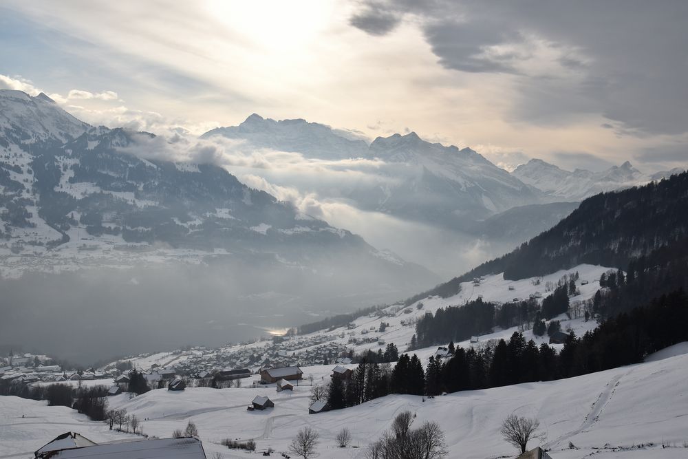 Blick auf Amden