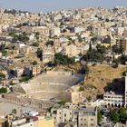 Blick auf Amman mit dem ehemaligen Römischen Zentrum