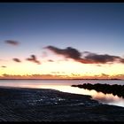 Blick auf Amrum bei Nacht