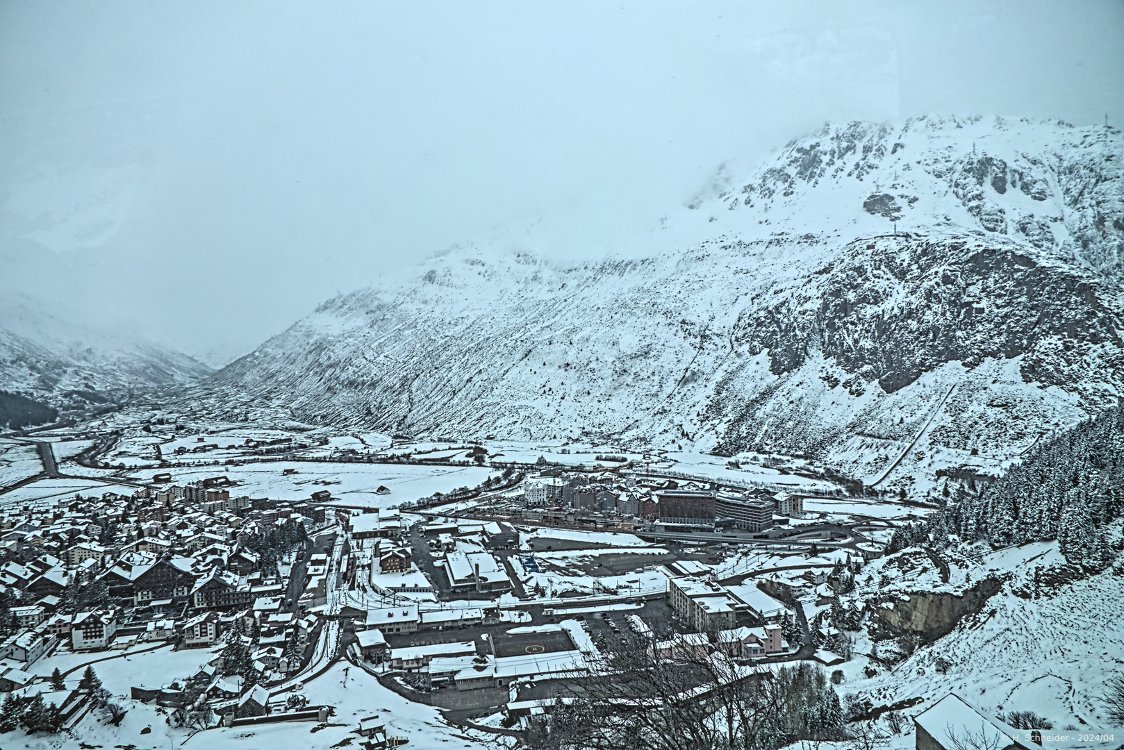 Blick auf Andermatt