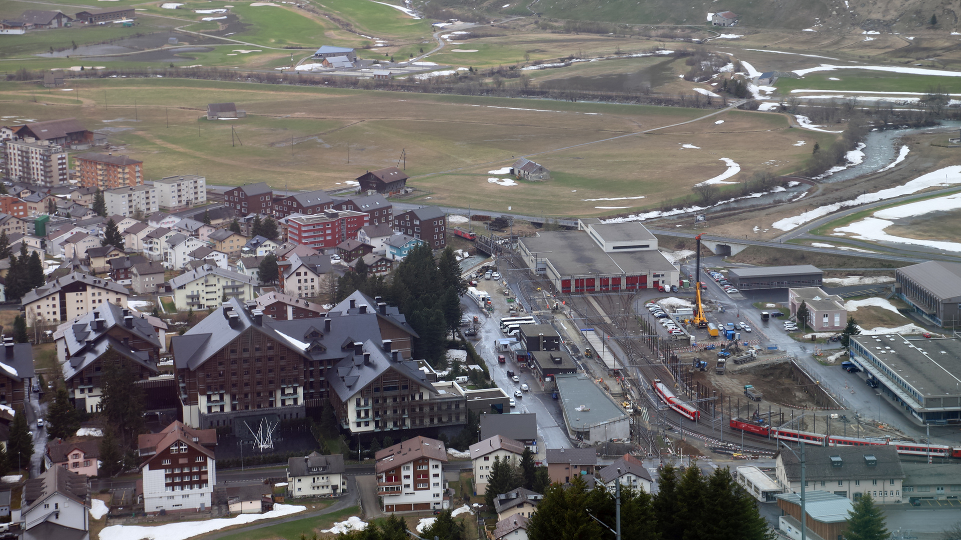 Blick auf Andermatt