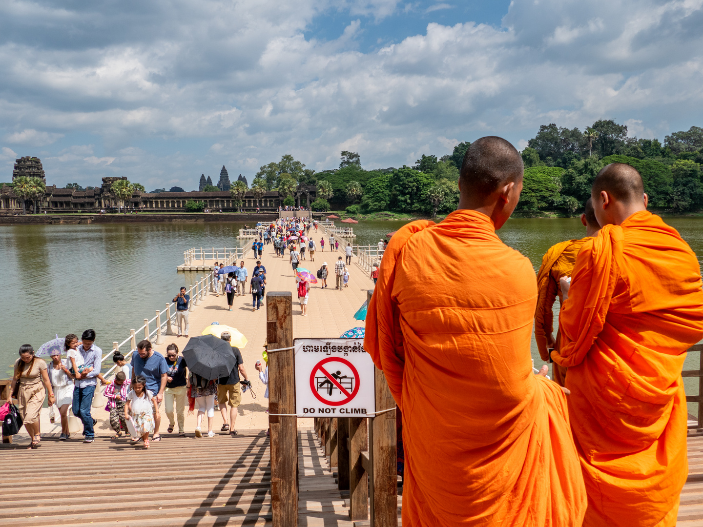 Blick auf Angkor Wat