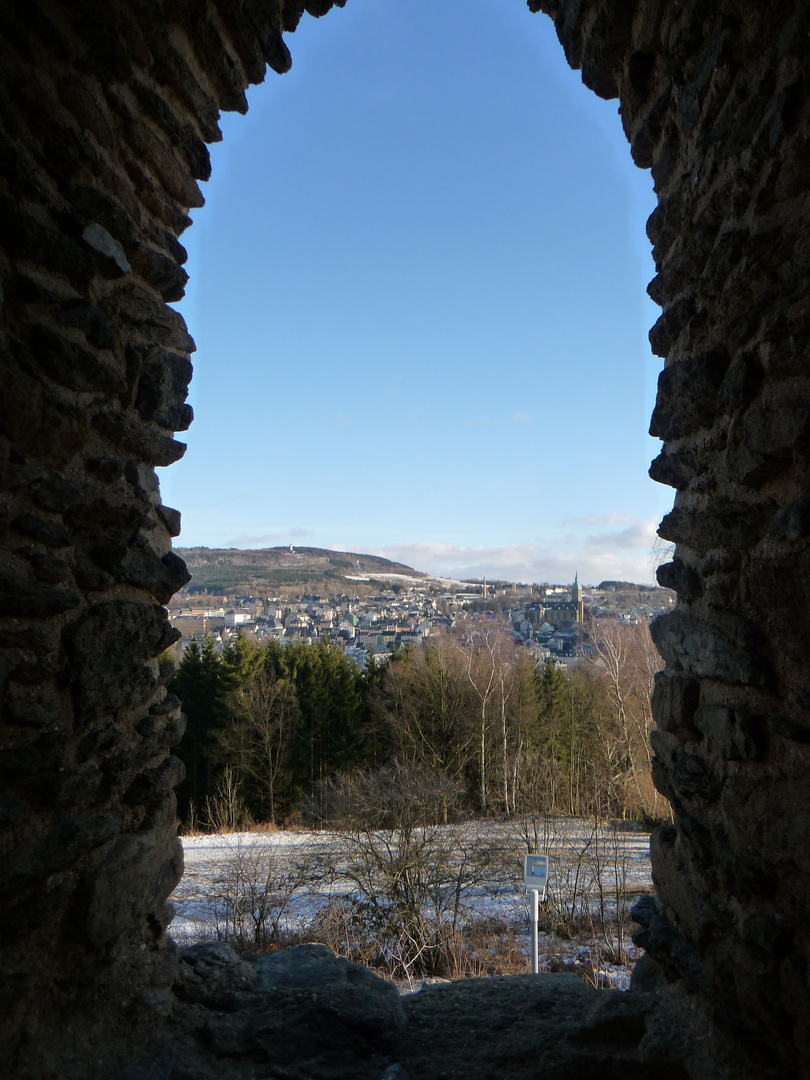 Blick auf Annaberg vom Schreckenberg