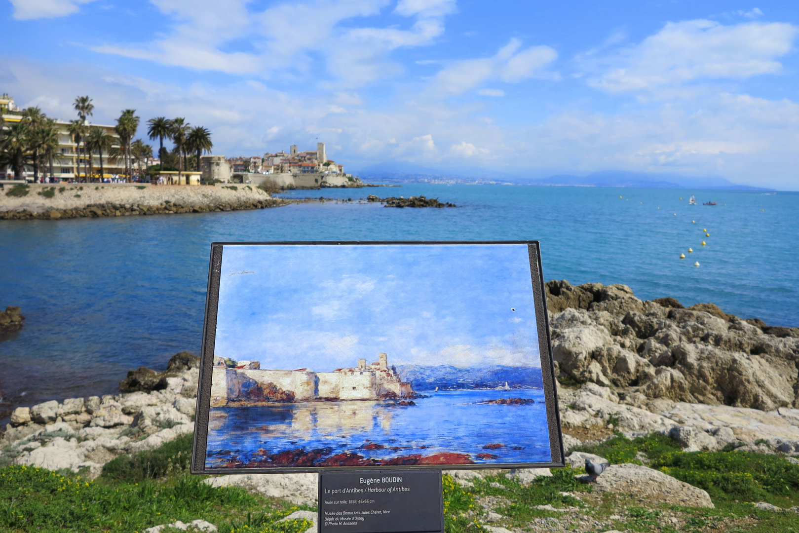 Blick auf Antibes