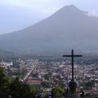 Blick auf Antigua, Guatemala