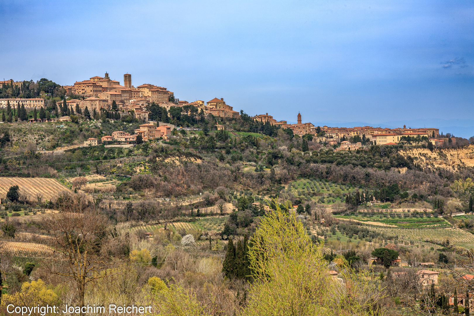 Blick auf Arezzo in der Toskana