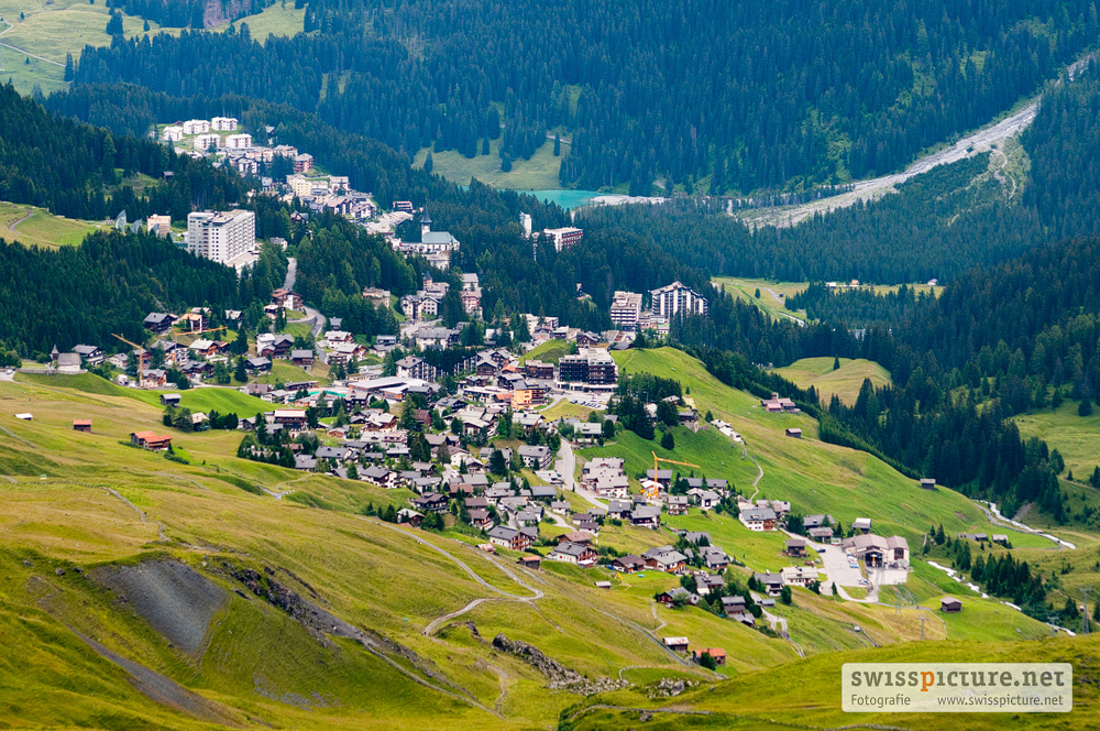 Blick auf Arosa