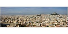 Blick auf Athen von der Akropolis