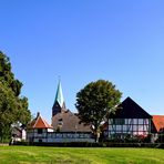 Blick auf auf das alte Dorf Westerholt.