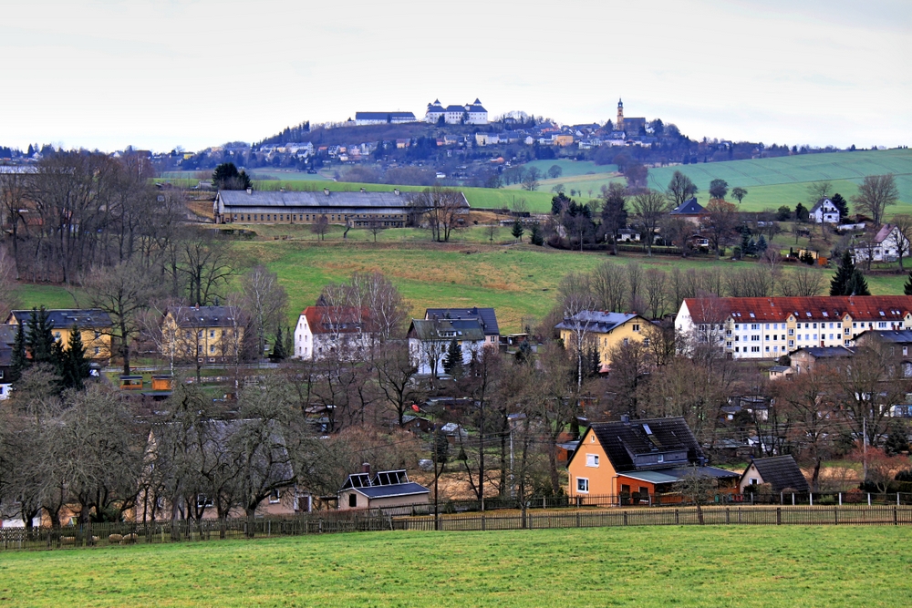 Blick auf Augustusburg