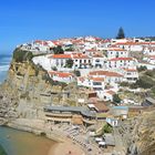 Blick auf Azenhas do Mar bei Lissabon