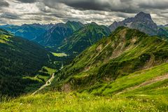 Blick auf Baad vom Hochstarzel