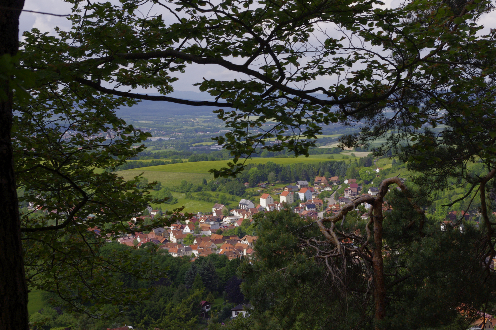 Blick auf Bad Liebenstein