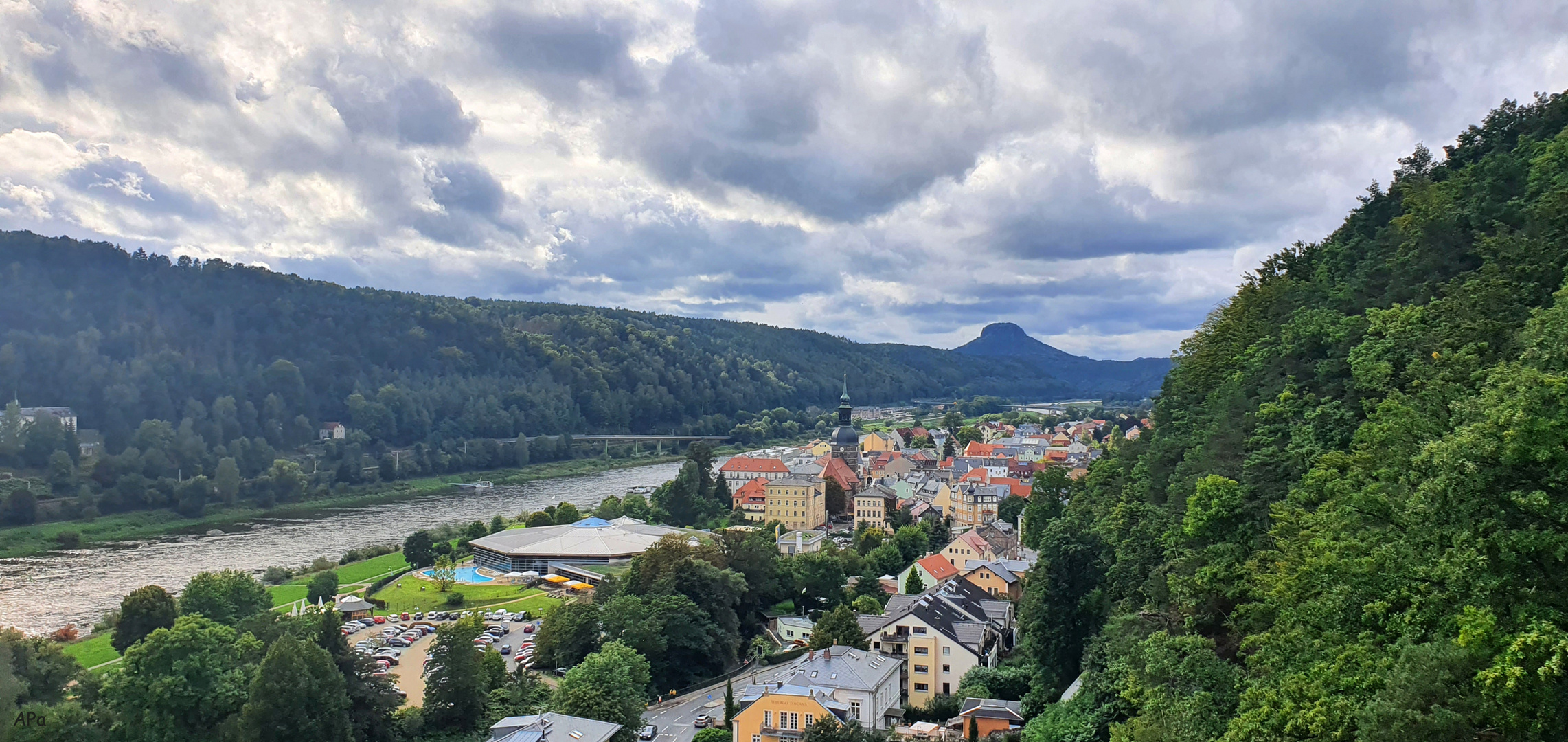 Blick auf Bad Schandau**